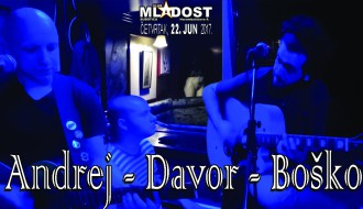 Akustična svirka: Andrej, Davor, Boško