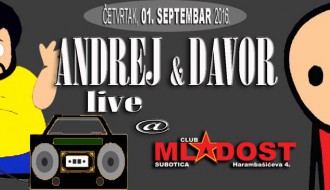 Akustična svirka: Andrej & Davor