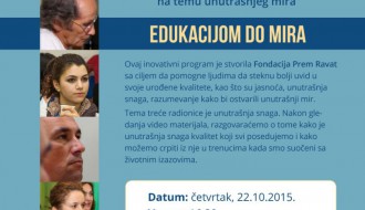 Radionice "Edukacijom do mira"