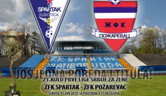 Fudbal (Ž): Spartak - Požarevac