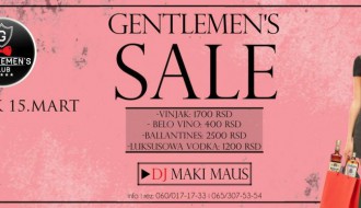 Gentlemen's sale