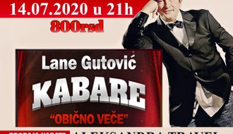 OTKAZANO Monodrama Laneta Gutovića "Obično veče"