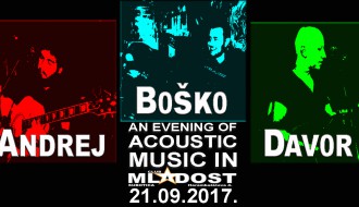 Akustična svirka: Andrej, Davor, Boško