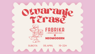 Fabrika Burger Bar otvaranje bašte + dj Neomodern