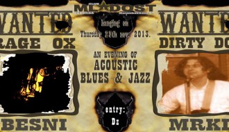 Besni & Mrki (an evening of acoustic belues & jazz)