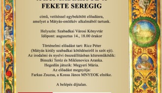 Multimedijalno veče i predavanje uz projekciju "Od Hunjadijevih do Crne vojske"