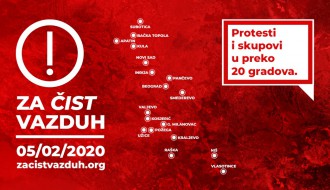 Protest "Borba za čist vazduh"