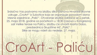 Otvaranje izložbe slika: CroArt - Paliću