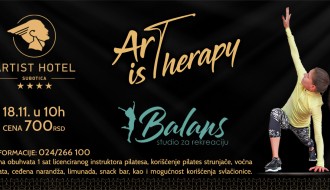 Art Is Therapy - pilates trening u Artist hotelu
