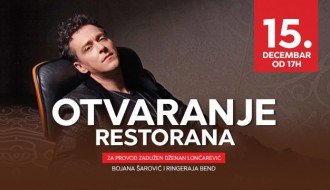 Dženan Lončarević - otvaranje restorana Paligo Palata