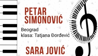 Klavirski koncert: Sara Jović i Petar Simonović
