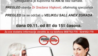 Besplatna kontrola dioptrije