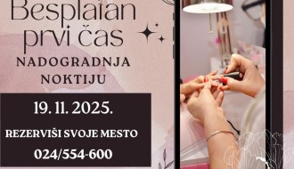 Besplatan prvi čas - Nadogradnja noktiju