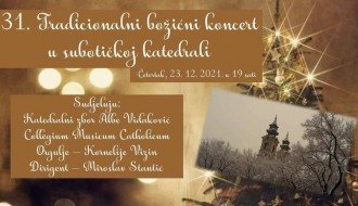 31. tradicionalni Božićni koncert u subotičkoj katedrali