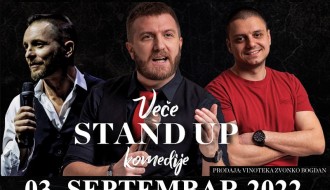Veče stendap komedije - Srđan Olman, Srđan Jovanović i Andrija Dabanović