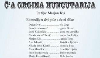 OTKAZANA predstava "Ča Grgina huncutarija"