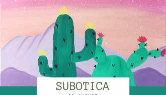 Slikaj i Cirkaj radionica: Kaktusi