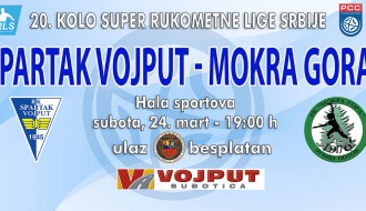 Rukomet: Spartak Vojput - Mokra Gora