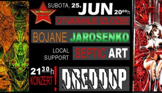 Otvaranje Izložbe slika Bojane Jarošenko - local support Septic Art