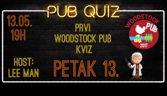 Prvi Woodstock pub kviz: Petak 13.