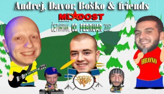 Akustična svirka: Andrej, Davor, Boško