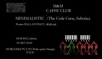 Ballantines party with Minimalistic