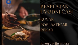 Besplatan prvi čas - Obuka za kuvara, poslastičara, pekara