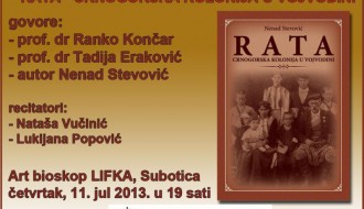 Promocija knjige Nenada Stevovića "Rata - crnogorska kolonija u Vojvodini"