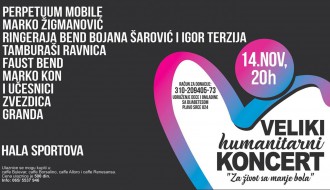 Veliki humanitarni koncert: Za život sa manje bola