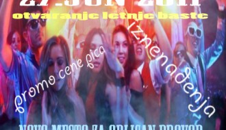 Caffe bar "Lucky" Otvaranje lentnje baste