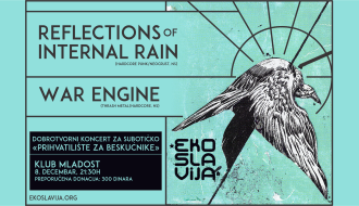 Dobrotvorni koncert za prihvatilište za beskućnike u Subotici - ROIR & War Engine