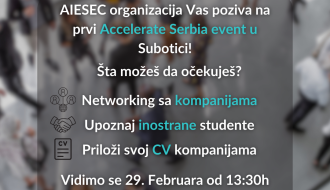 Accelerate Serbia događaj