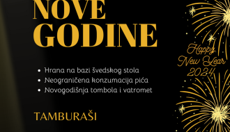 Doček Nove godine na obali Palića