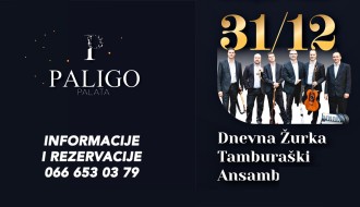 Novogodišnja dnevna žurka u restoranu "Paligo Palata"