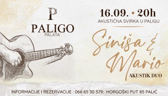 Akustična muzika u restoranu Paligo Palata