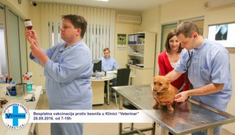 Besplatna vakcinacija protiv besnila