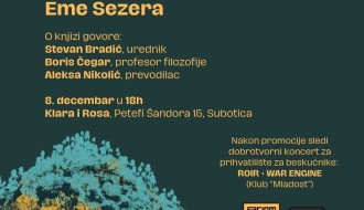 Promocija drame Bura" Eme Sezera