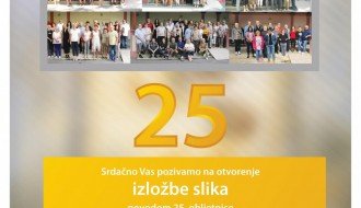 Izložba slika povodom 25. obljetnice međunarodne likovne kolonije "Bunarić"