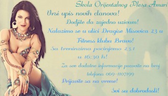 Upis u školu trbušnog plesa "Amari"