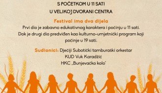 14. festival dječjeg stvaralaštva "Dužijanca malenih"