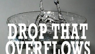 Drop that overflows