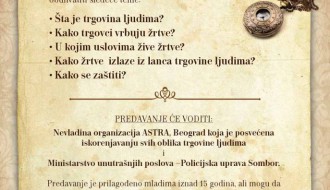 Tribina o temama vezanim za trgovinu ljudima