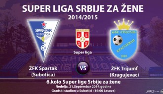 Fudbal (Ž): Spartak - Trijumf