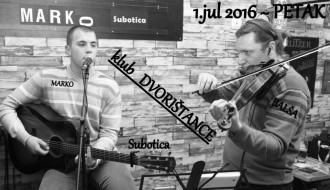 Akustična svirka: Balša i Marko