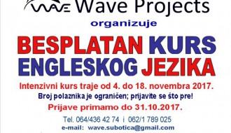 Wave Projects: Besplatan kurs engleskog jezika