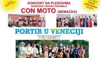 Predstava "Portir u Veneciji" (nemački renesansni i barokni ansambl "Con Moto")