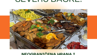 Neograničeno uživanje nedeljom – hrana i vino za 1.590 RSD