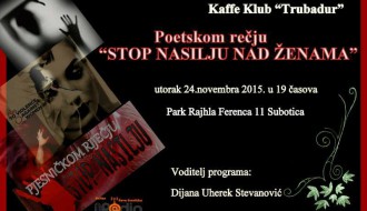 Poetskom rečju: Stop nasilju nad ženama