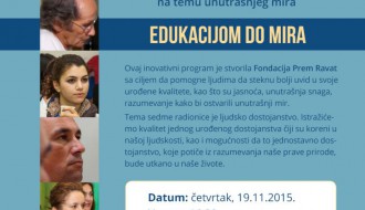 Radionica: Edukacijom do mira