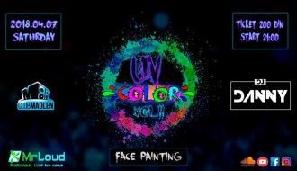 UV color party  (Face Painting)